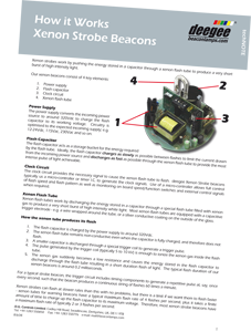 techNote – How it works – Xenon Strobe Beacons