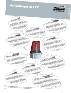 techNote – Advantages of LEDs