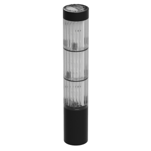 deegee STC IP65 LED Stack Light 24Vdc Black Base 185mm x 32mm dia. Red/Amber/Green/Blue/White